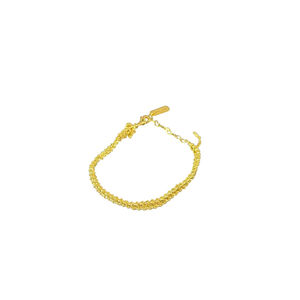 Women's Semilunaire Gold Tone Chain Bracelet